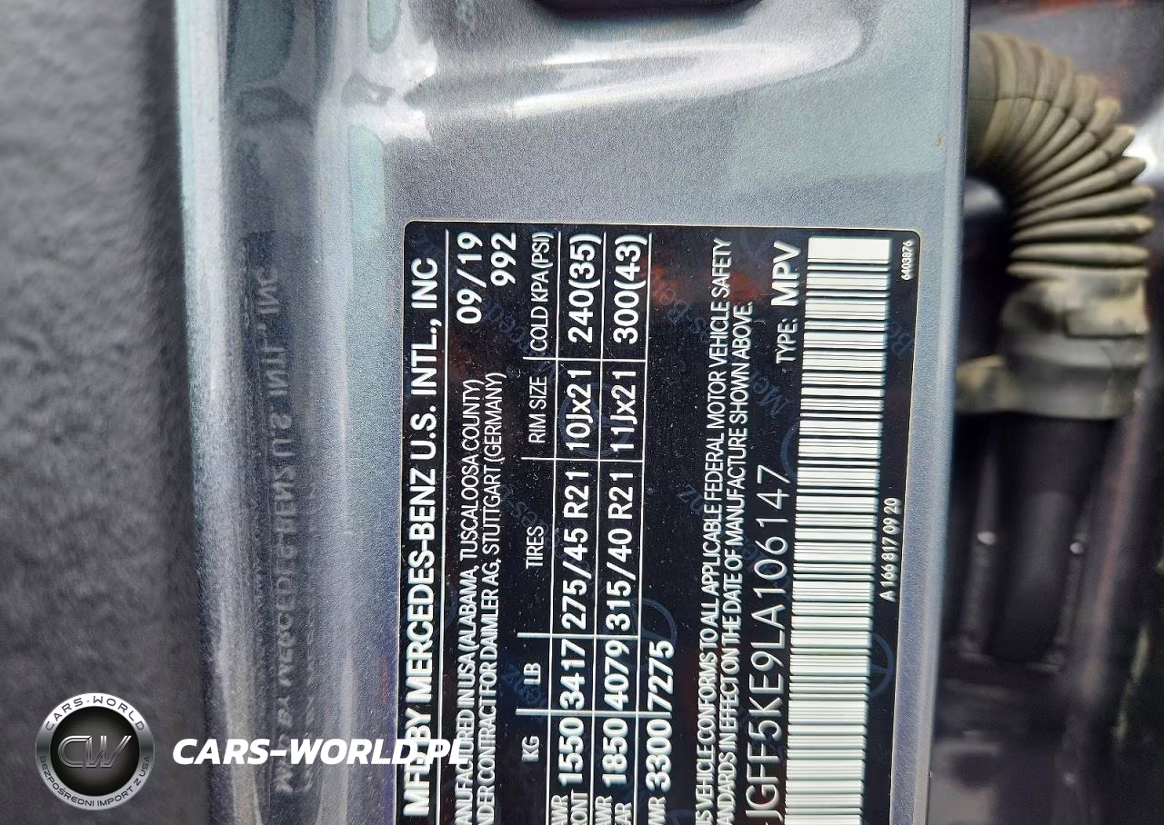 2020 Mercedes-Benz Gls 450 4Matic VIN:4JGFF5KE9LA106147 - 12