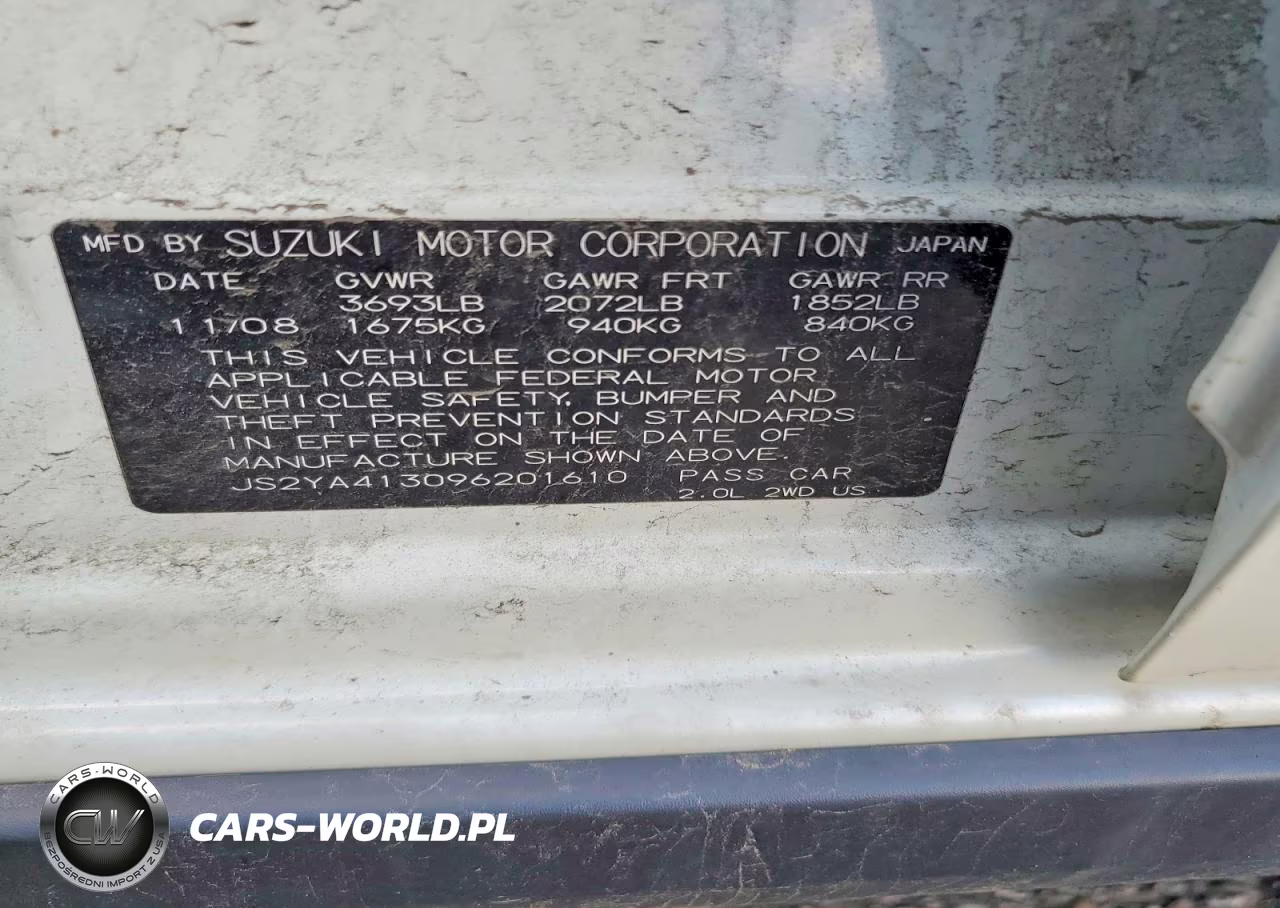 2009 Suzuki Sx4 Technology VIN:JS2YA413096201610 - 12