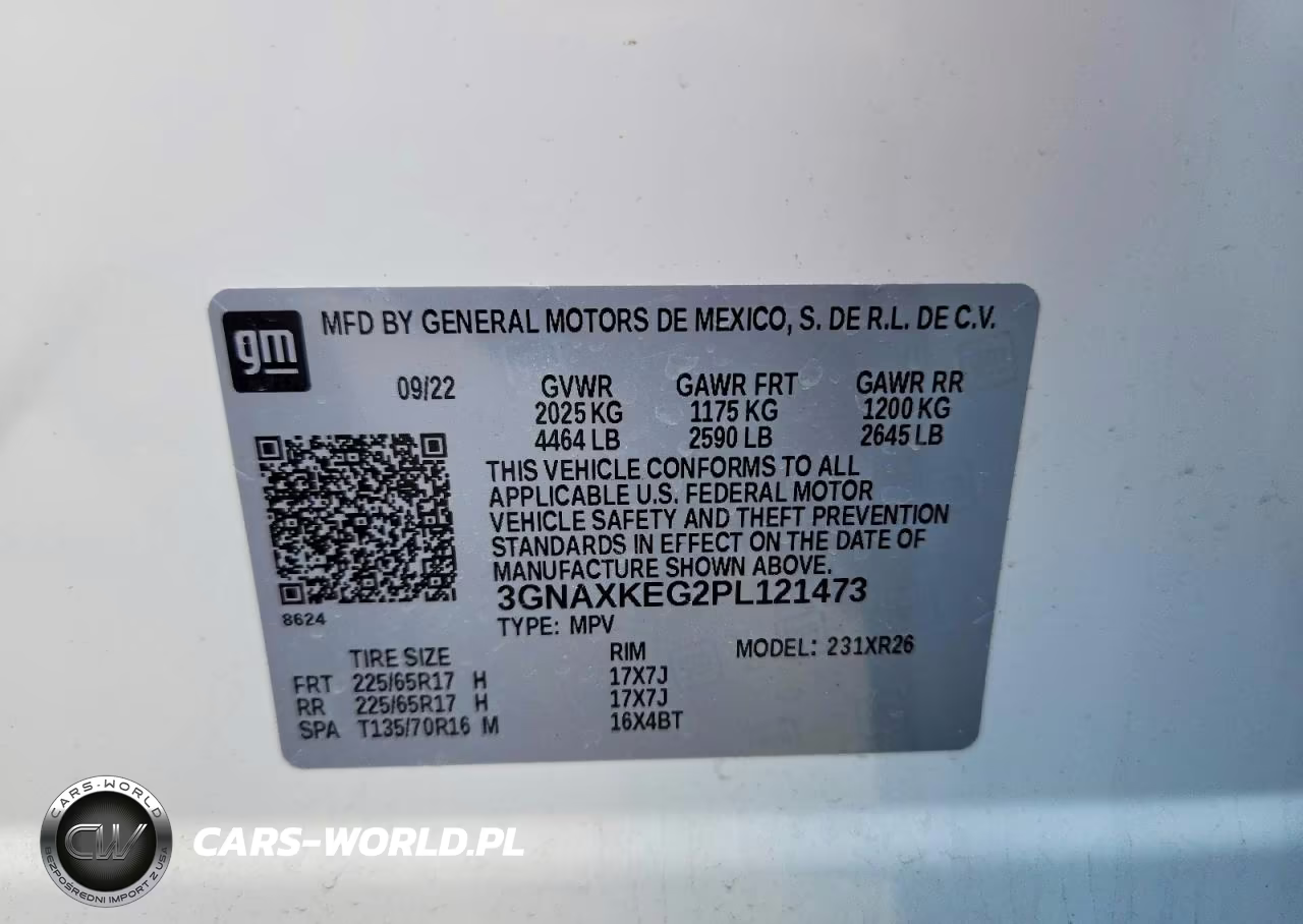 2023 Chevrolet Equinox Lt VIN:3GNAXKEG2PL121473 - 13