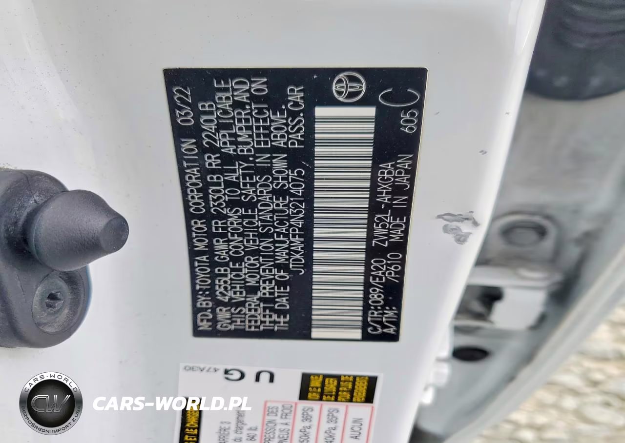 2022 Toyota Prius Prime Xle VIN:JTDKAMFP4N3214075 - 12