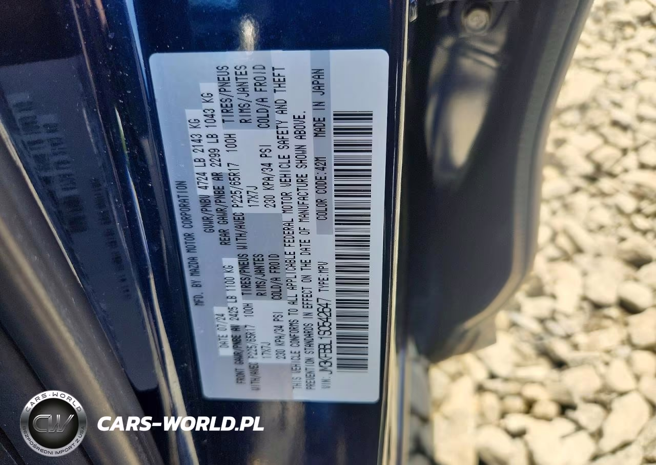 2025 Mazda Cx-5 Select VIN:JM3KFBBL1S0542647 - 12