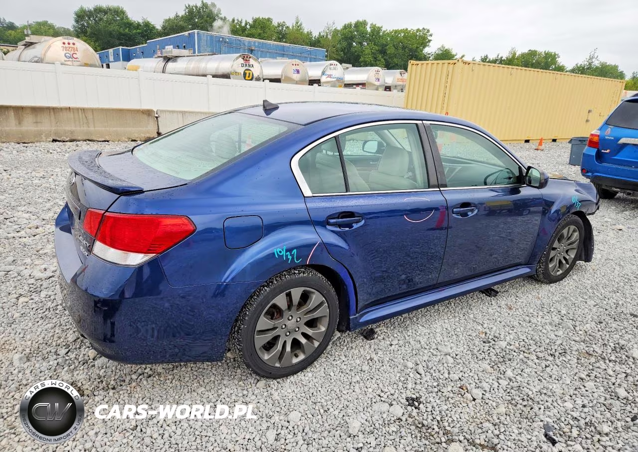 2011 Subaru Legacy 3.6R Limited VIN:4S3BMDL60B2229998 - 3