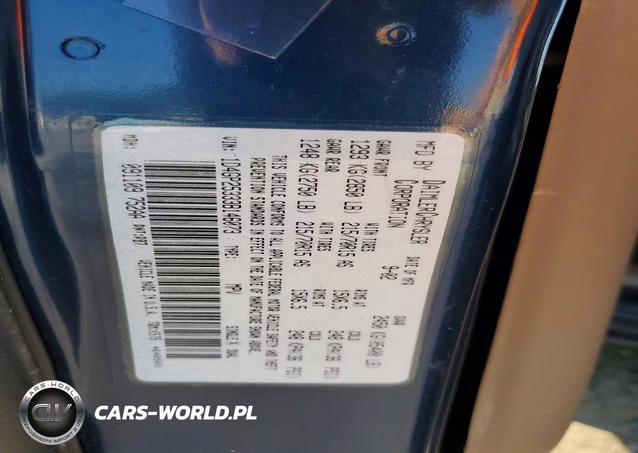 2003 Dodge Caravan Se VIN:1D4GP25333B146073 - 12