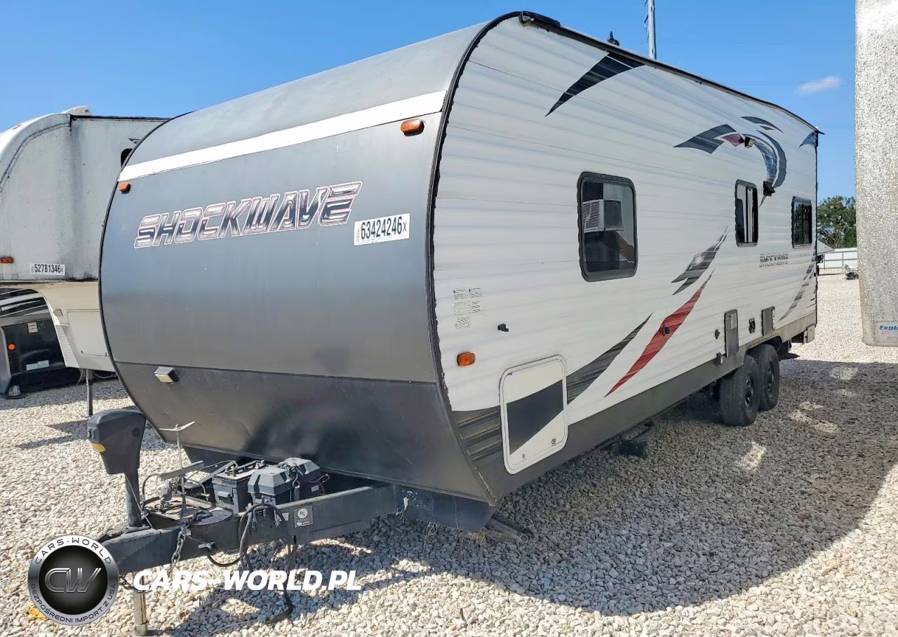2018 Forest River Shockwave Toy Hauler Camper VIN:4X4TSHZ2XJC004559 - 2