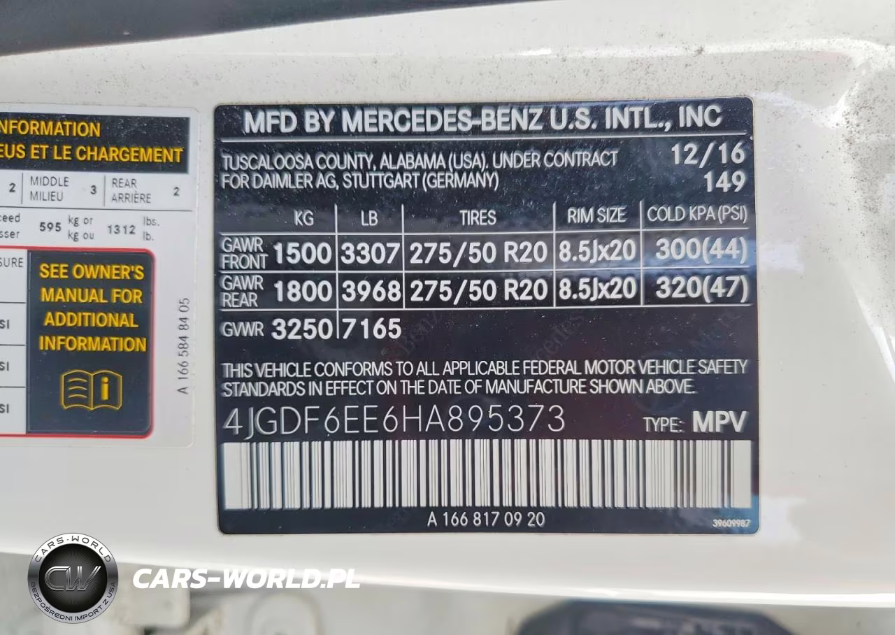 2017 Mercedes-Benz Gls 450 4Matic VIN:4JGDF6EE6HA895373 - 13