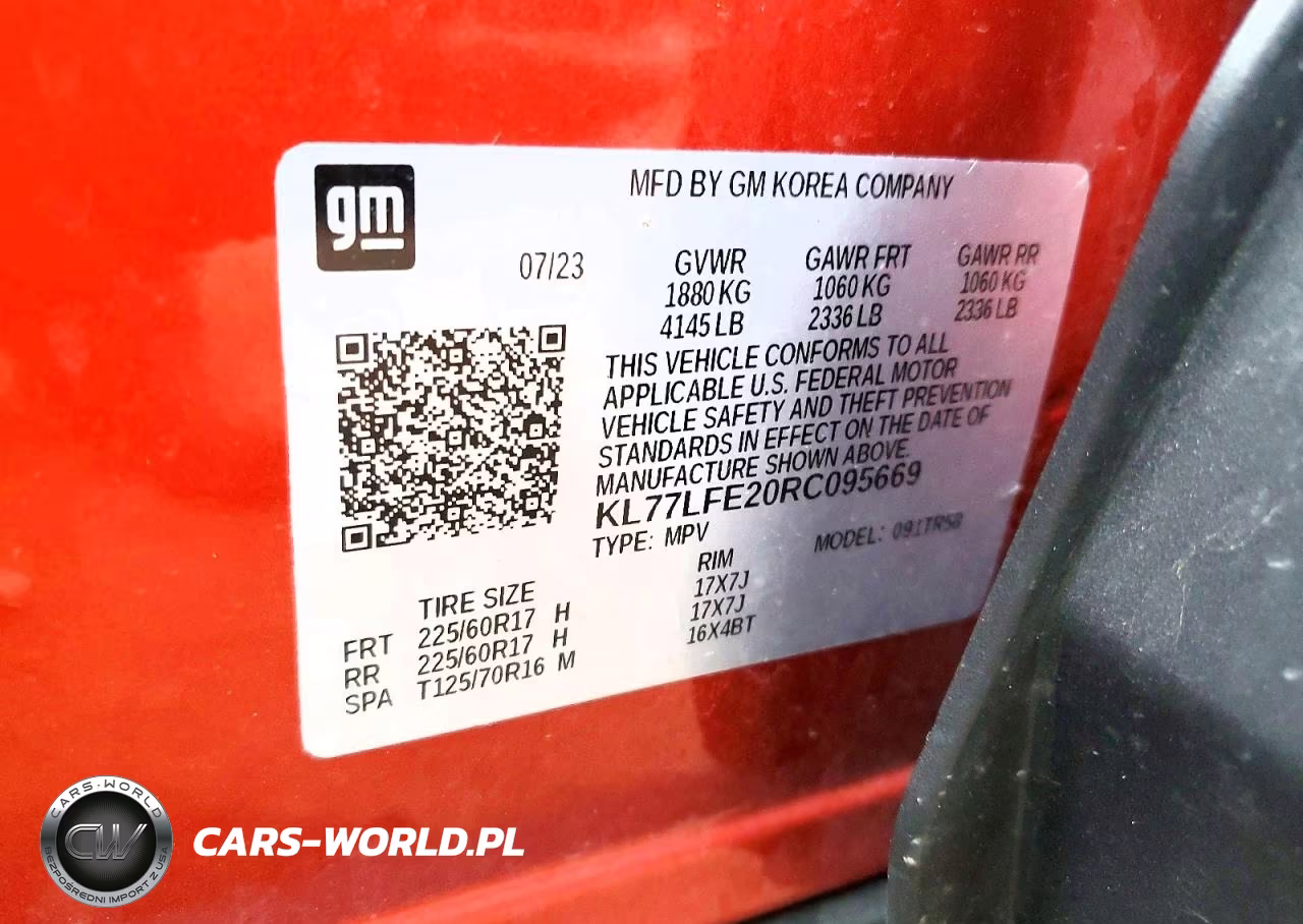2024 Chevrolet Trax Ls VIN:KL77LFE20RC095669 - 13