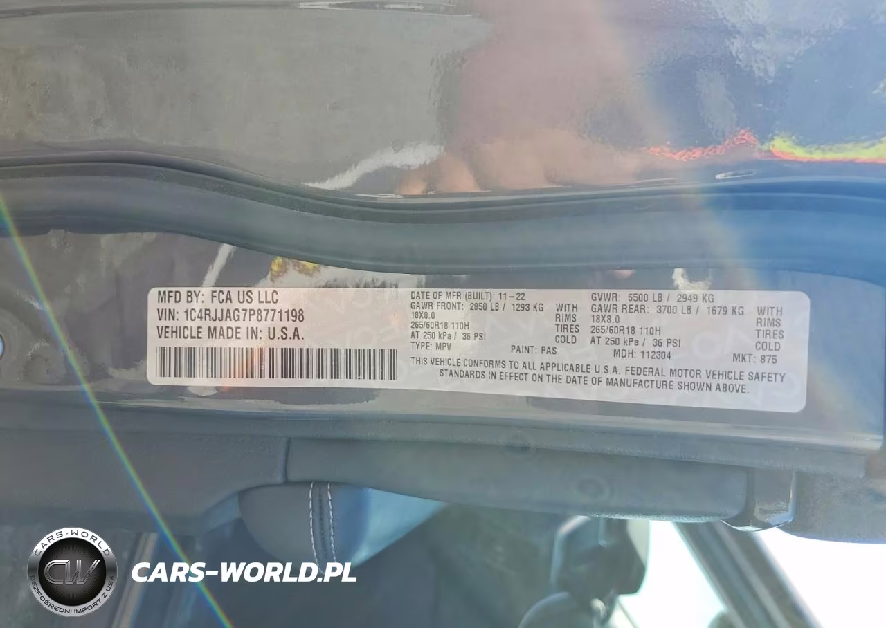 2023 Jeep Grand Cherokee L Laredo VIN:1C4RJJAG7P8771198 - 13