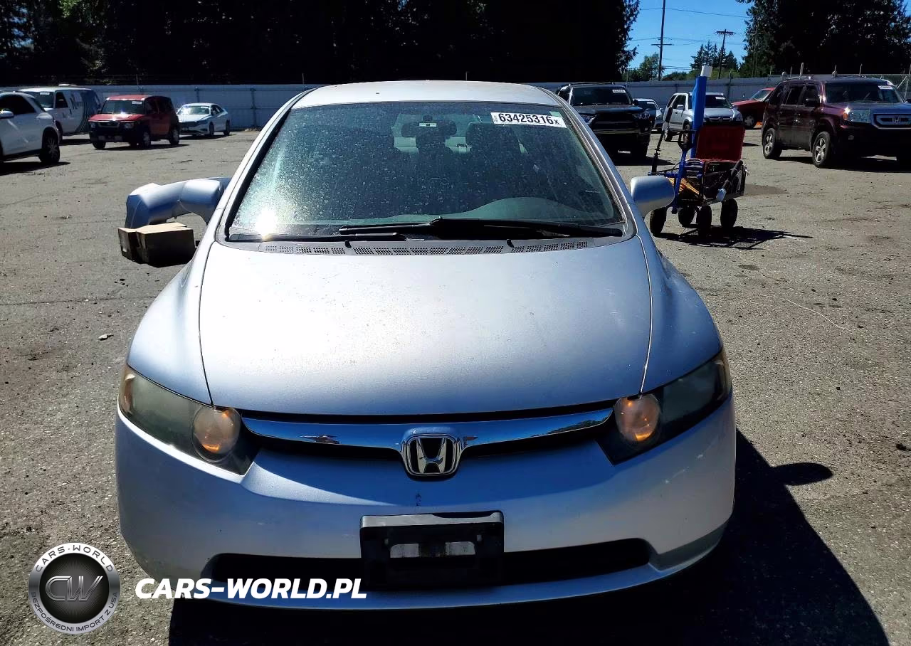 2007 Honda Civic Lx VIN:2HGFA16577H315823 - 5