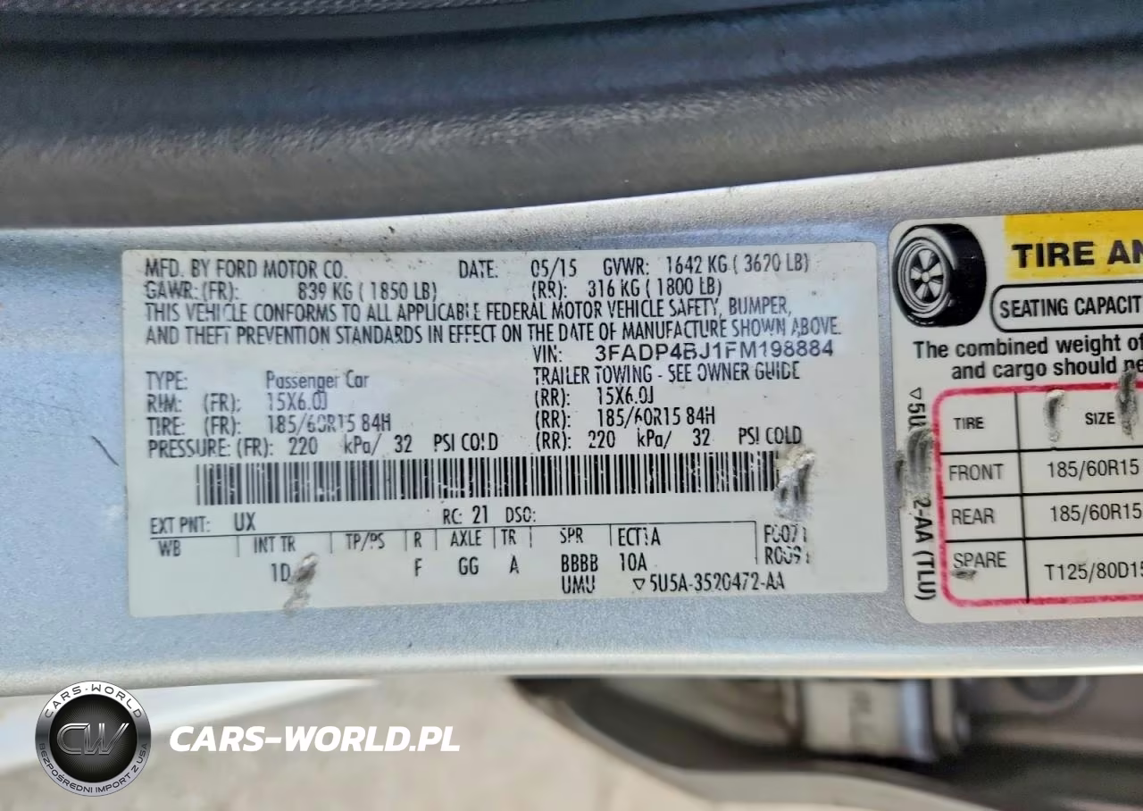 2015 Ford Fiesta Se VIN:3FADP4BJ1FM198884 - 13