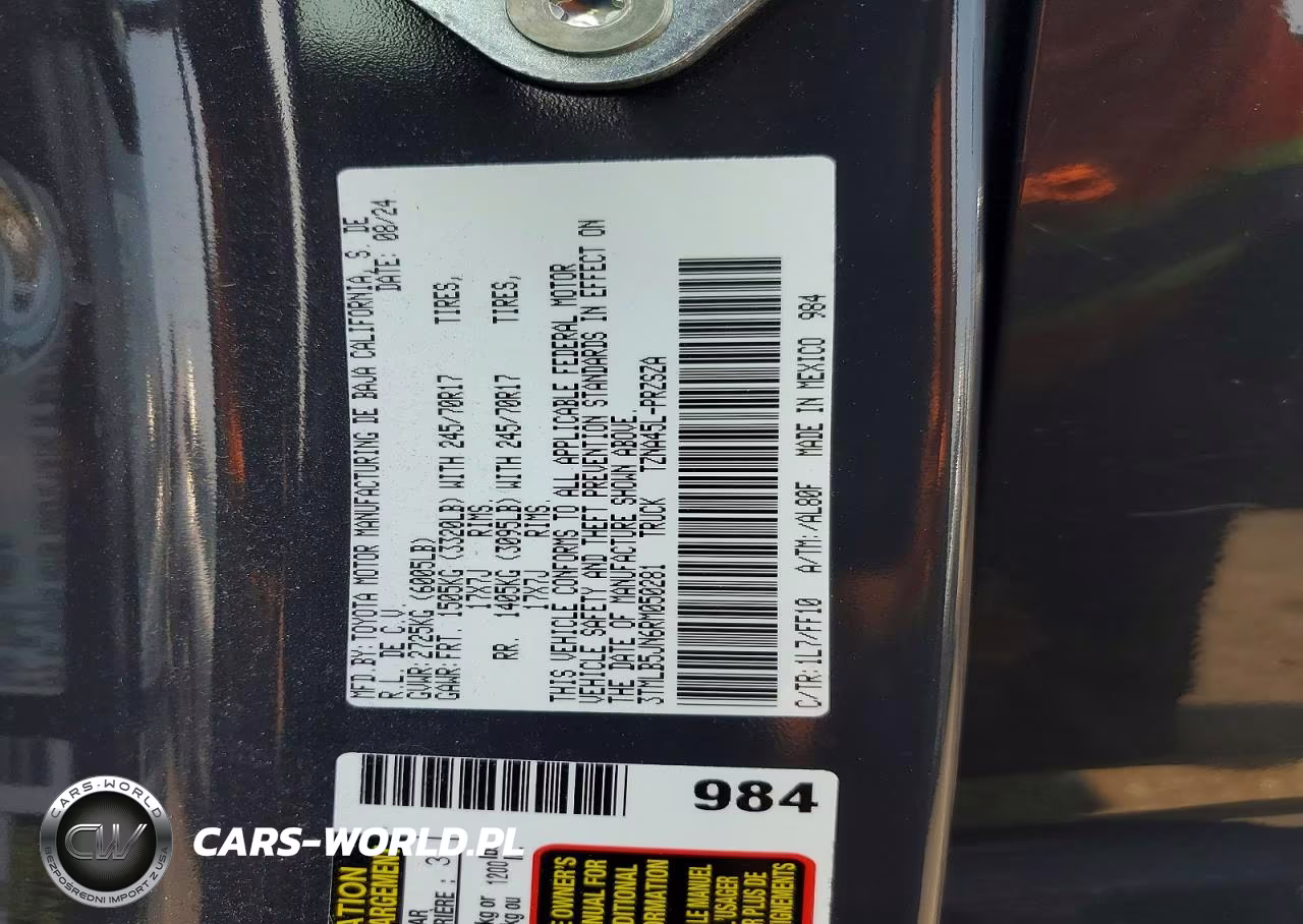 2024 Toyota Tacoma Sr5 VIN:3TMLB5JN6RM050281 - 12
