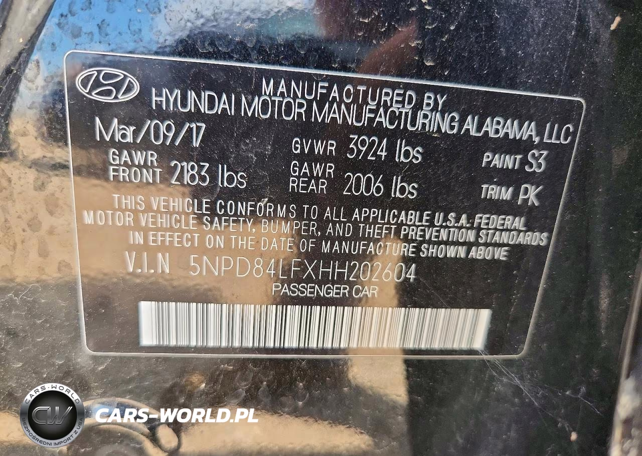 2017 Hyundai Elantra Limited VIN:5NPD84LFXHH202604 - 12