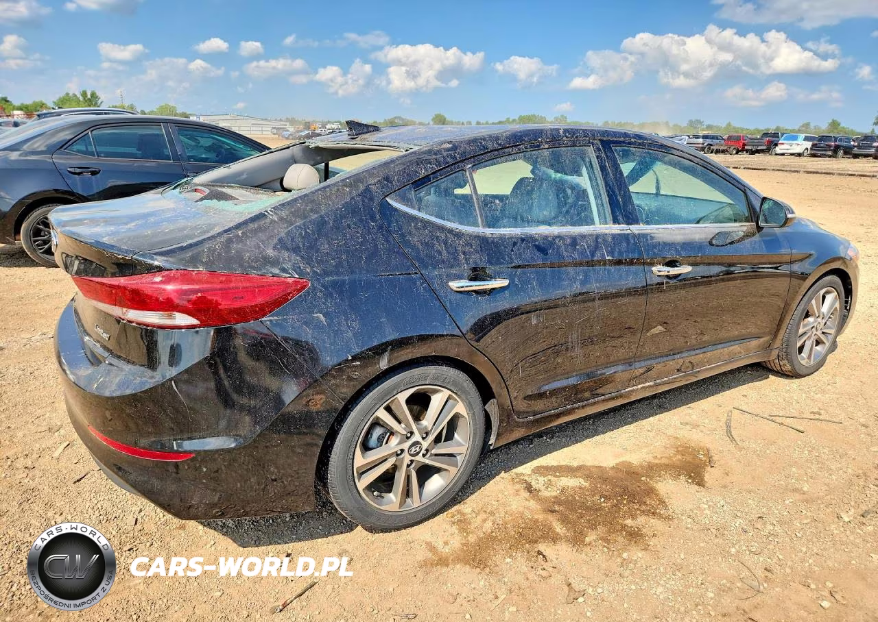 2017 Hyundai Elantra Limited VIN:5NPD84LFXHH202604 - 3