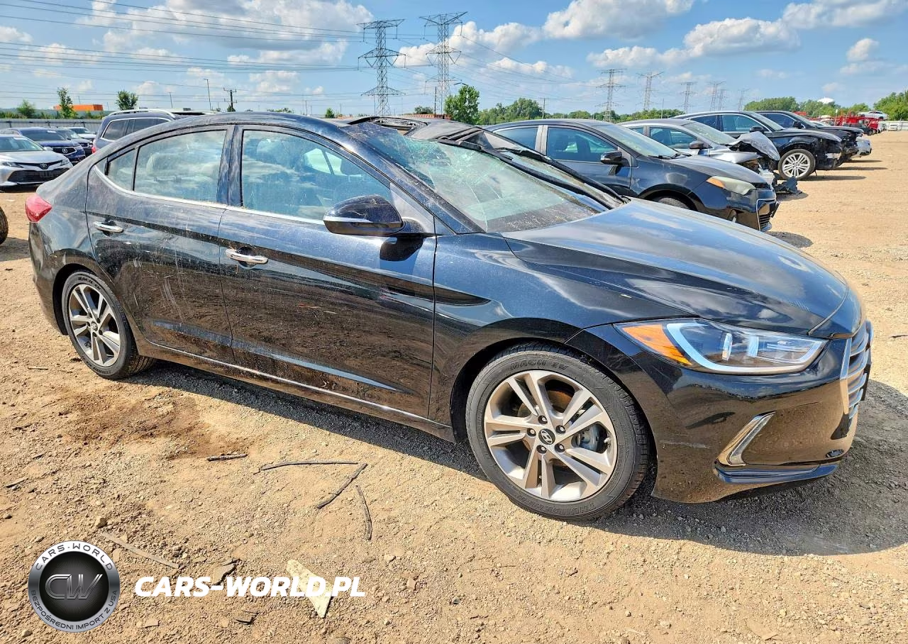 2017 Hyundai Elantra Limited VIN:5NPD84LFXHH202604 - 4