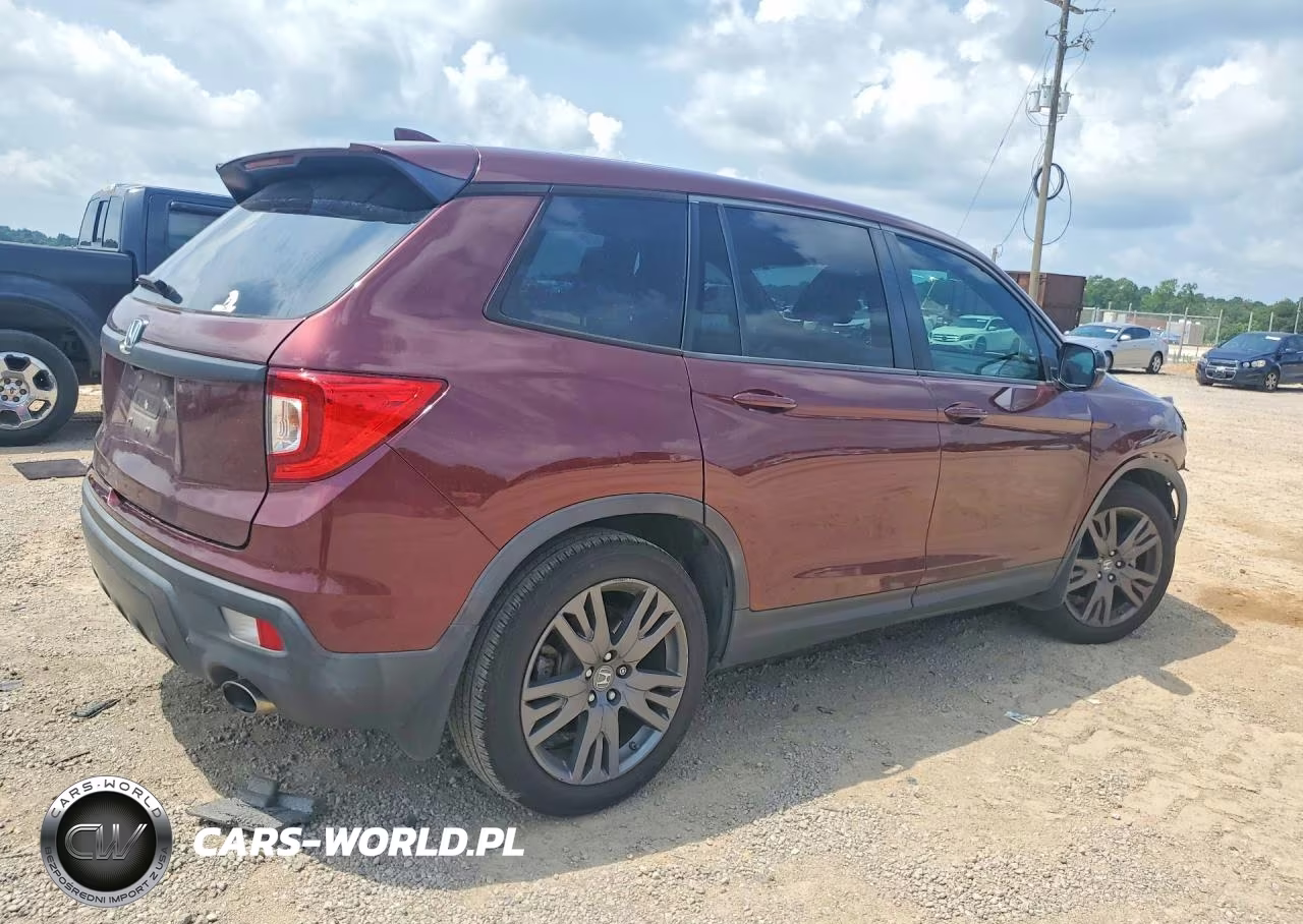 2021 Honda Passport Exl VIN:5FNYF7H53MB008689 - 3