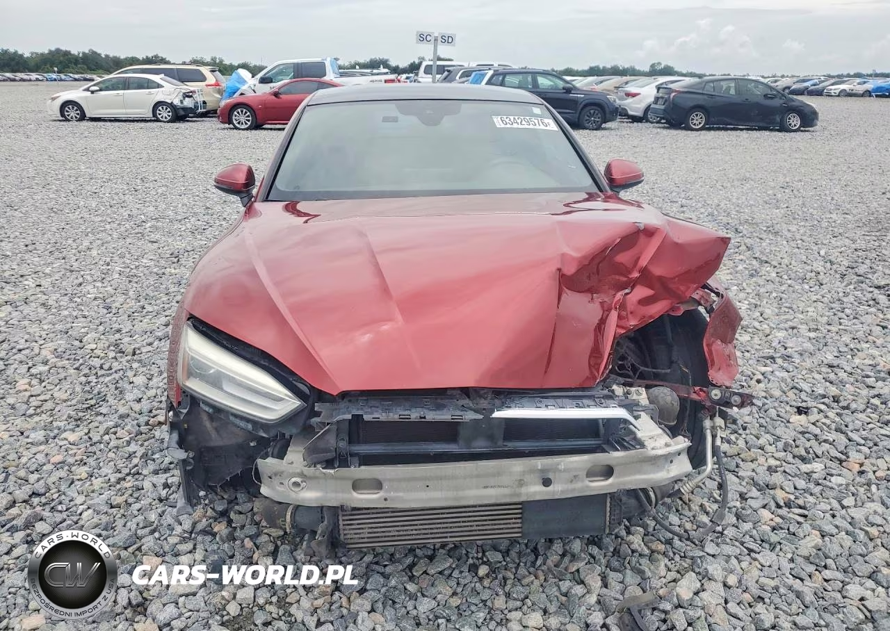 2018 Audi A5 Premium S Line VIN:WAUSNAF55JA003956 - 5