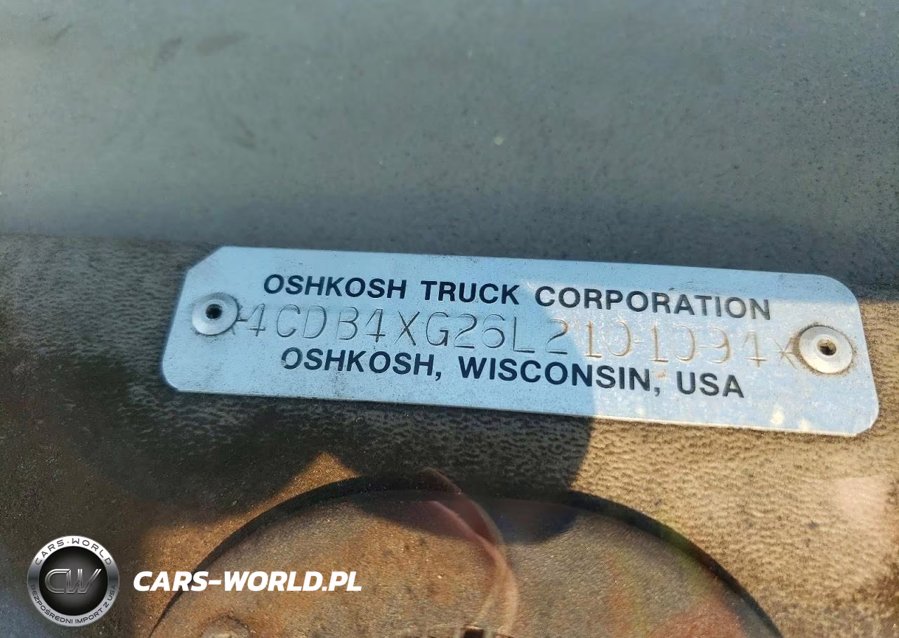 1990 Oshkosh Rv VIN:4CDB4XG26L2101094 - 10