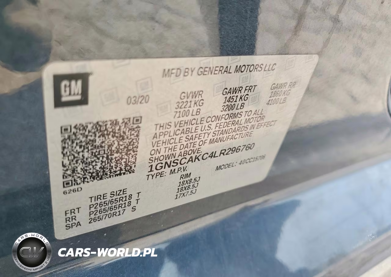 2020 Chevrolet Tahoe C1500 Ls VIN:1GNSCAKC4LR296760 - 13