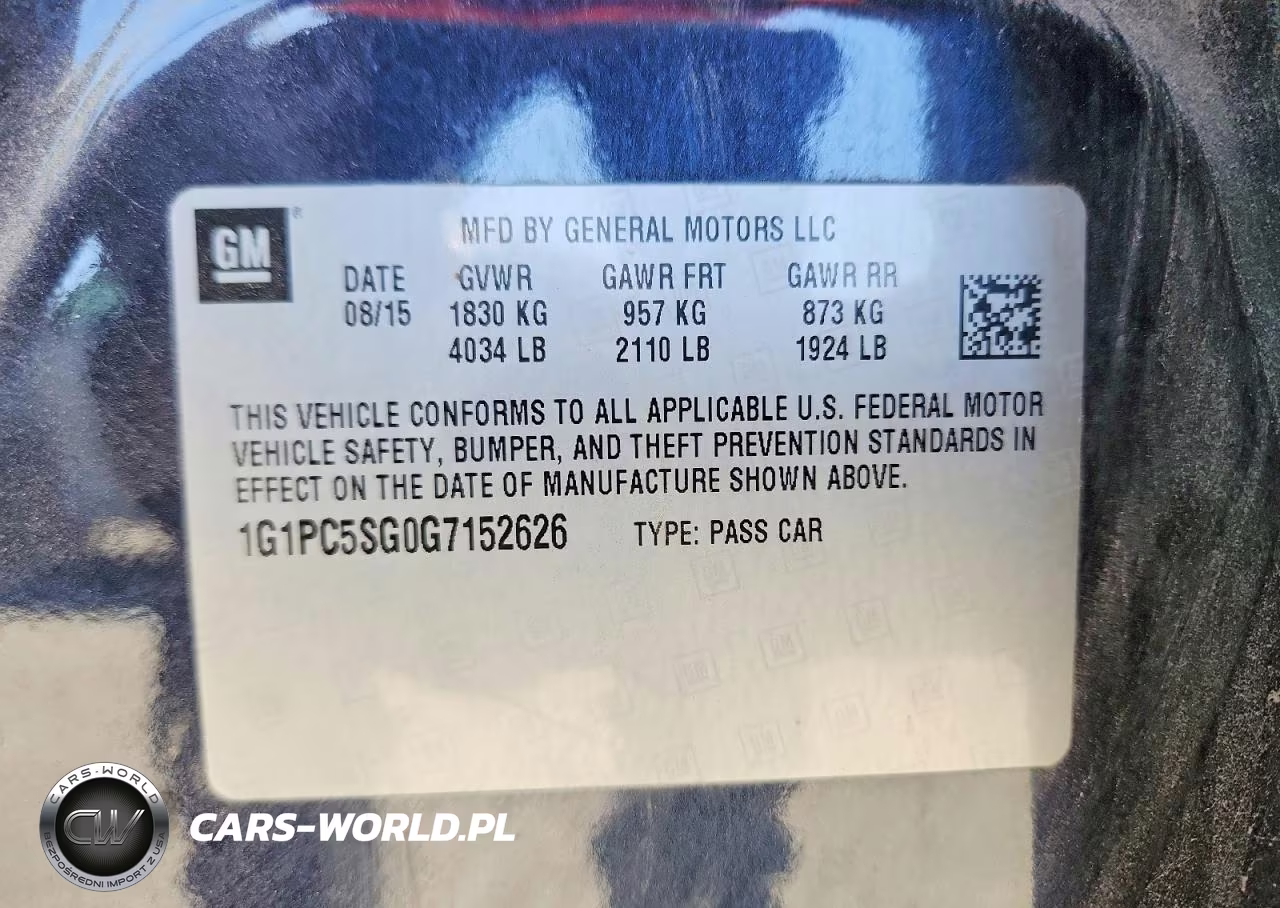 2016 Chevrolet Cruze Limited Ls VIN:1G1PC5SG0G7152626 - 12