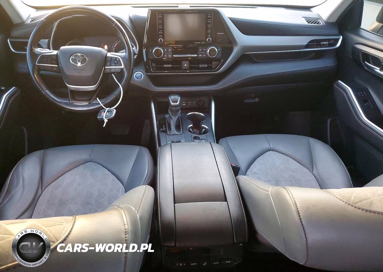 2022 Toyota Highlander Hybrid Bronze Edition VIN:5TDAARAH2NS514429 - 8