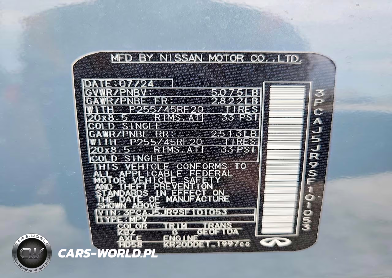 2025 Infiniti Qx55 Luxe VIN:3PCAJ5JR9SF101053 - 13