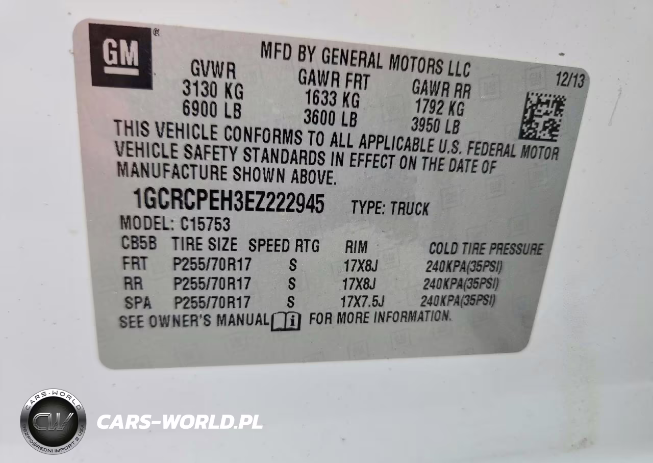 2014 Chevrolet Silverado C1500 VIN:1GCRCPEH3EZ222945 - 12