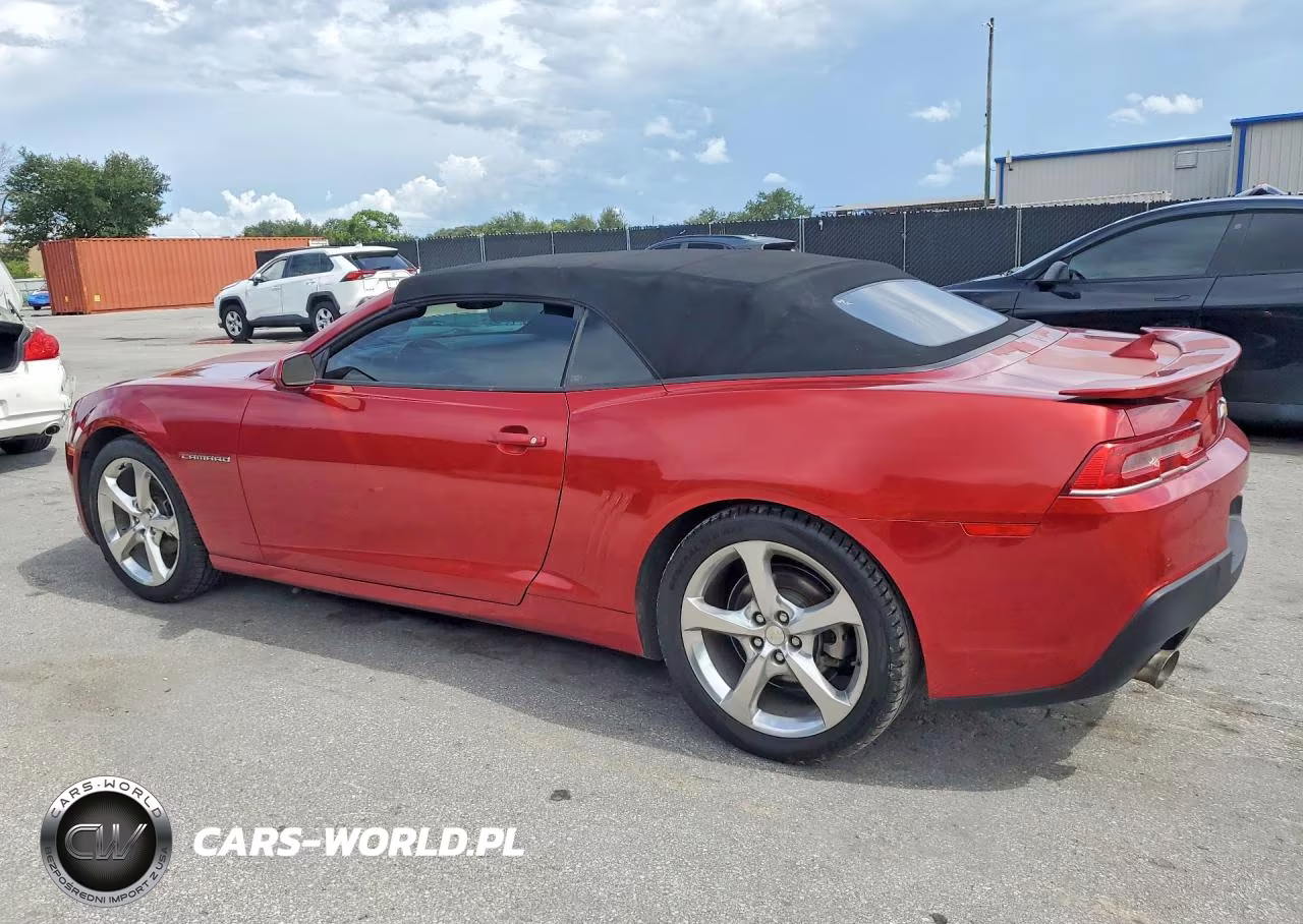 2015 Chevrolet Camaro Lt VIN:2G1FF3D30F9200981 - 2