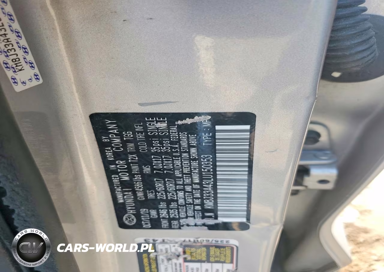 2020 Hyundai Tucson Value VIN:KM8J33A43LU150353 - 12
