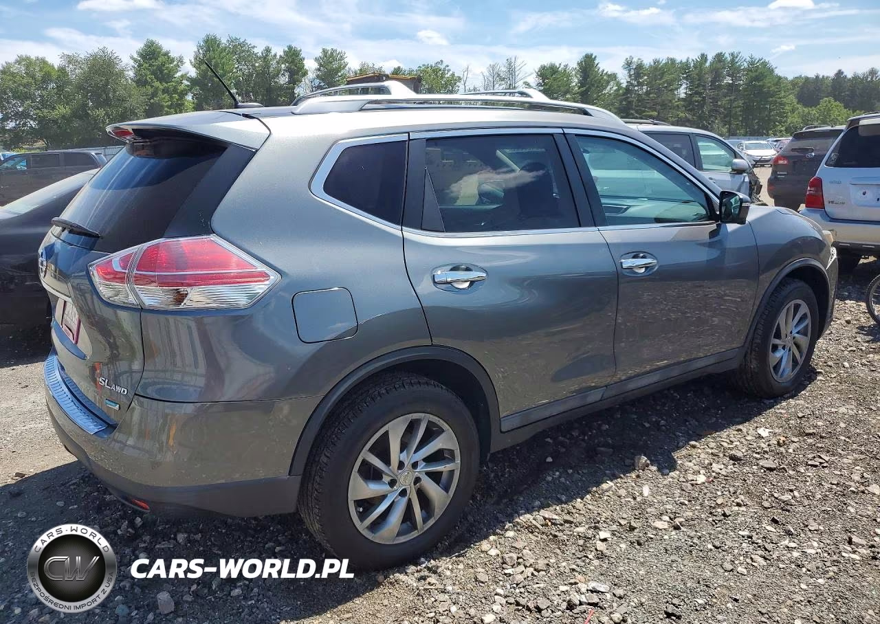 2014 Nissan Rogue Sl VIN:5N1AT2MV9EC850725 - 3
