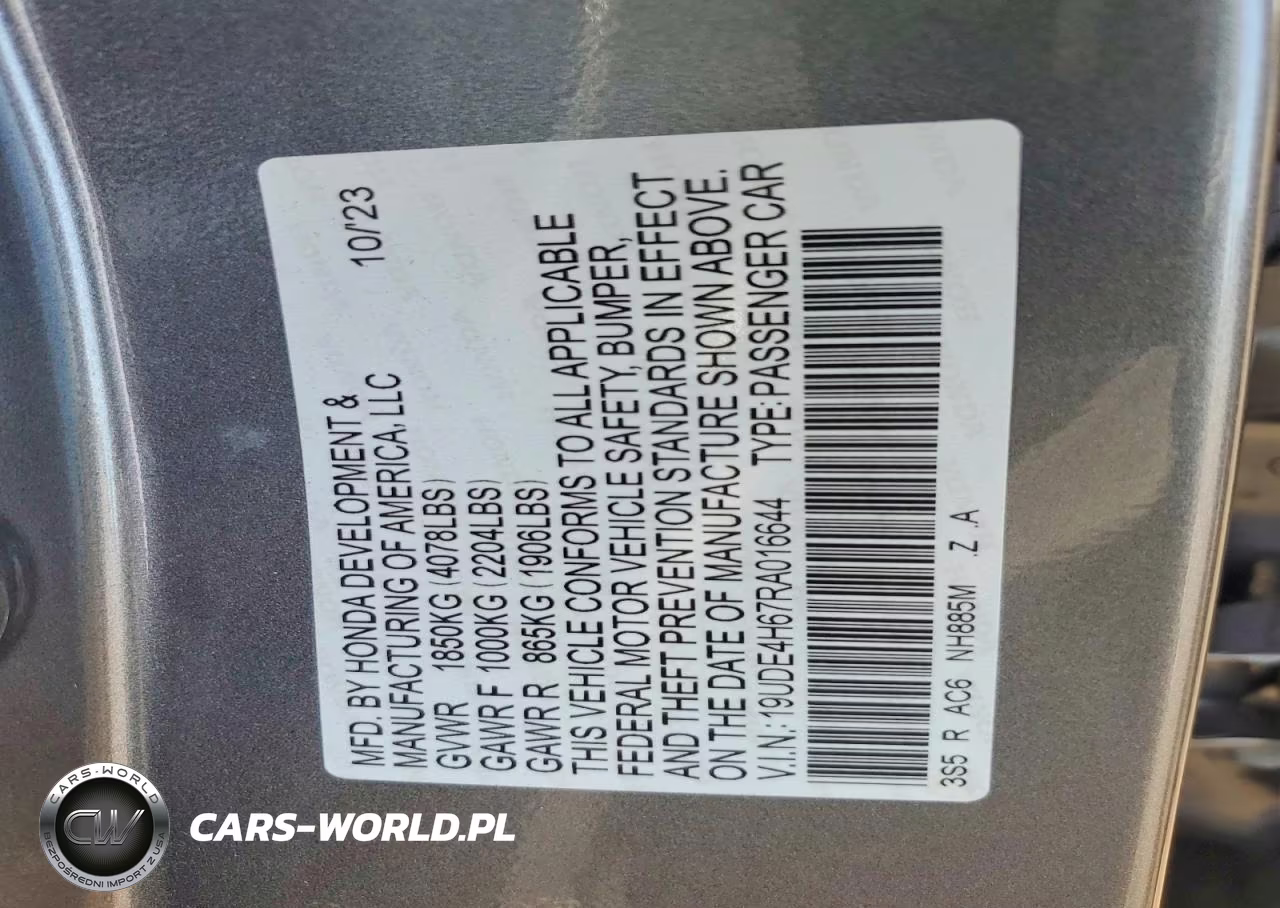 2024 Acura Integra A-Spec Tech VIN:19UDE4H67RA016644 - 12