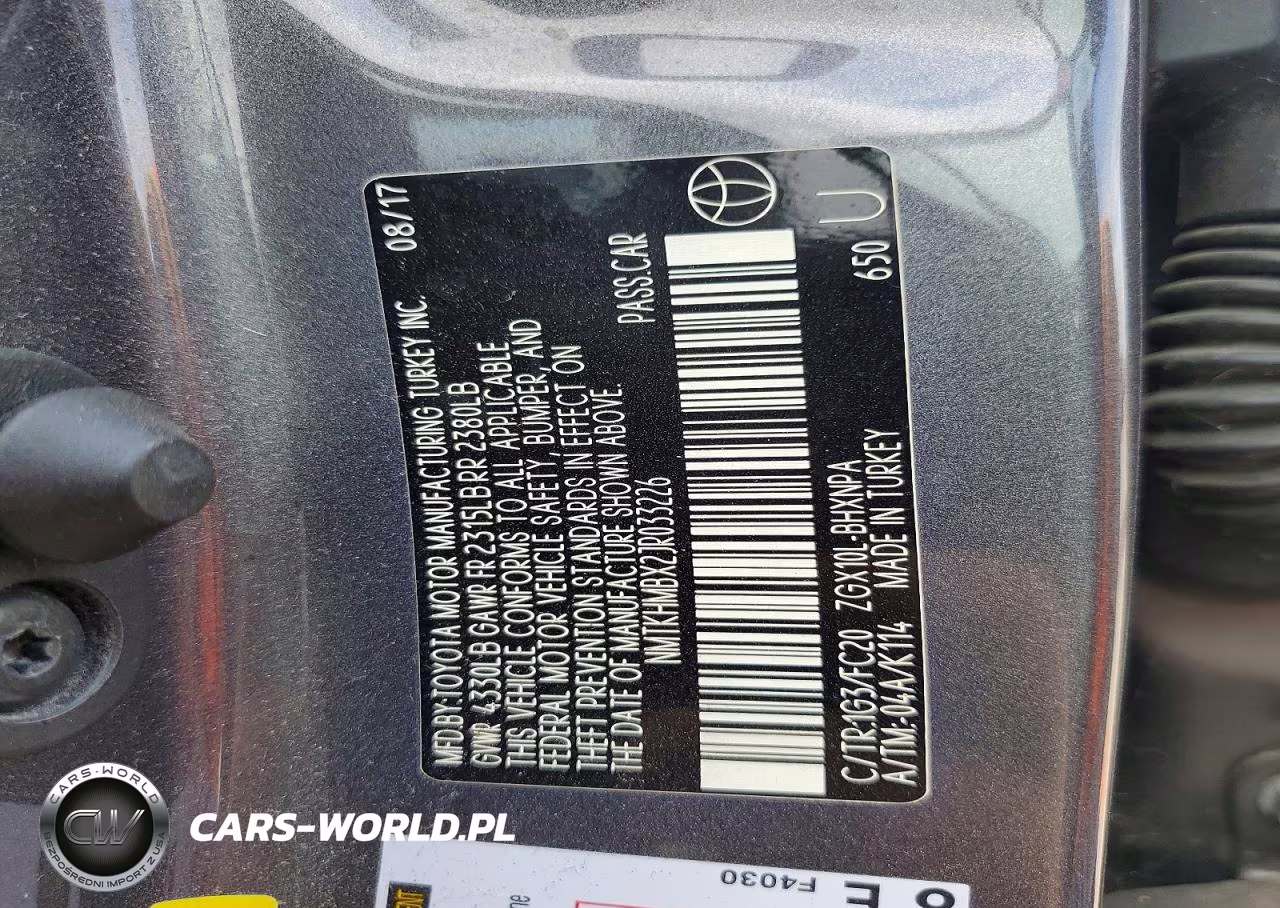 2018 Toyota C-Hr Xle VIN:NMTKHMBX2JR033226 - 14
