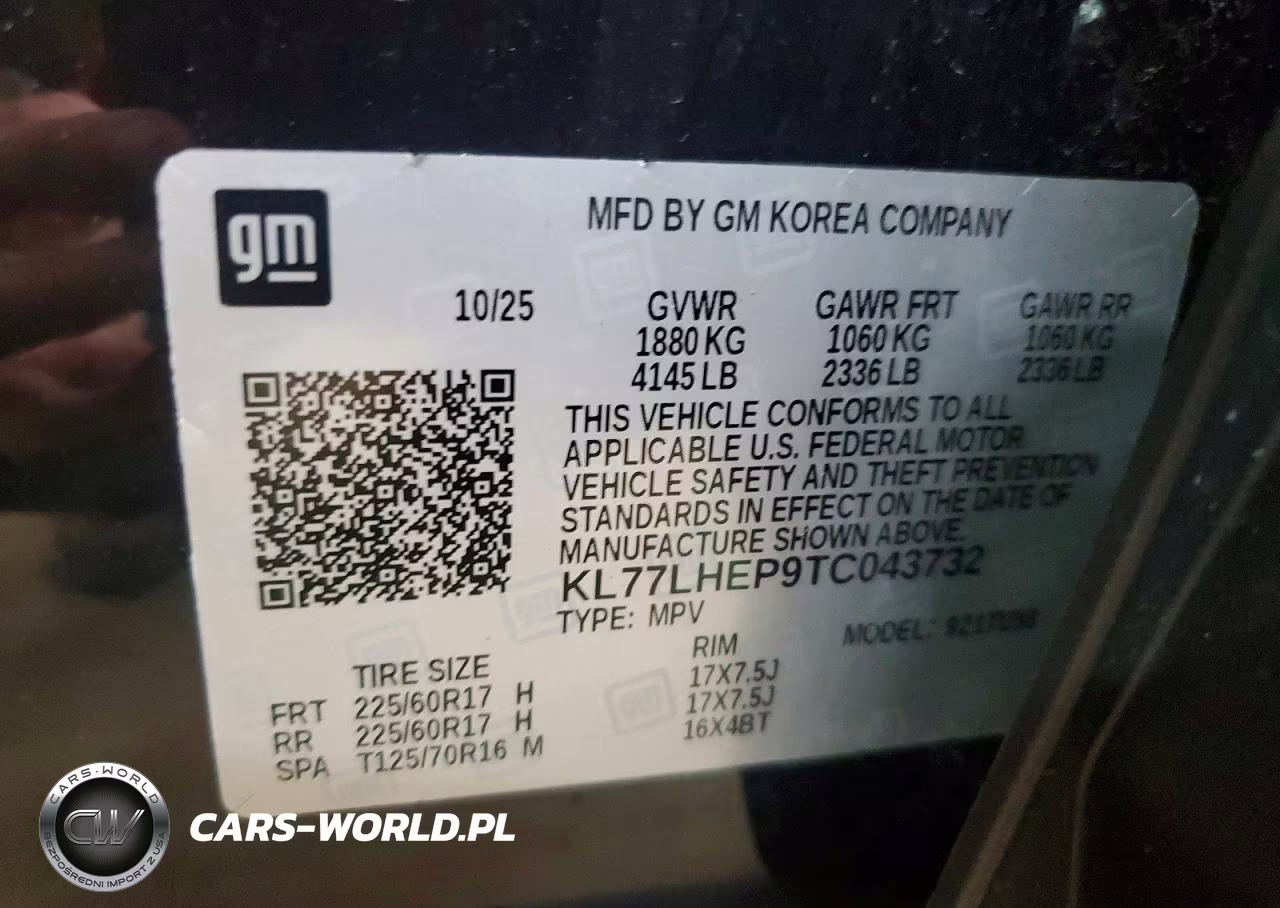 2026 Chevrolet Trax 1Lt VIN:KL77LHEP9TC043732 - 13
