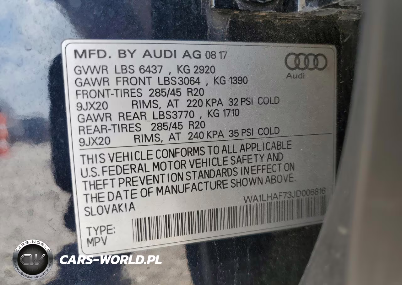 2018 Audi Q7 Premium Plus VIN:WA1LHAF73JD006816 - 12