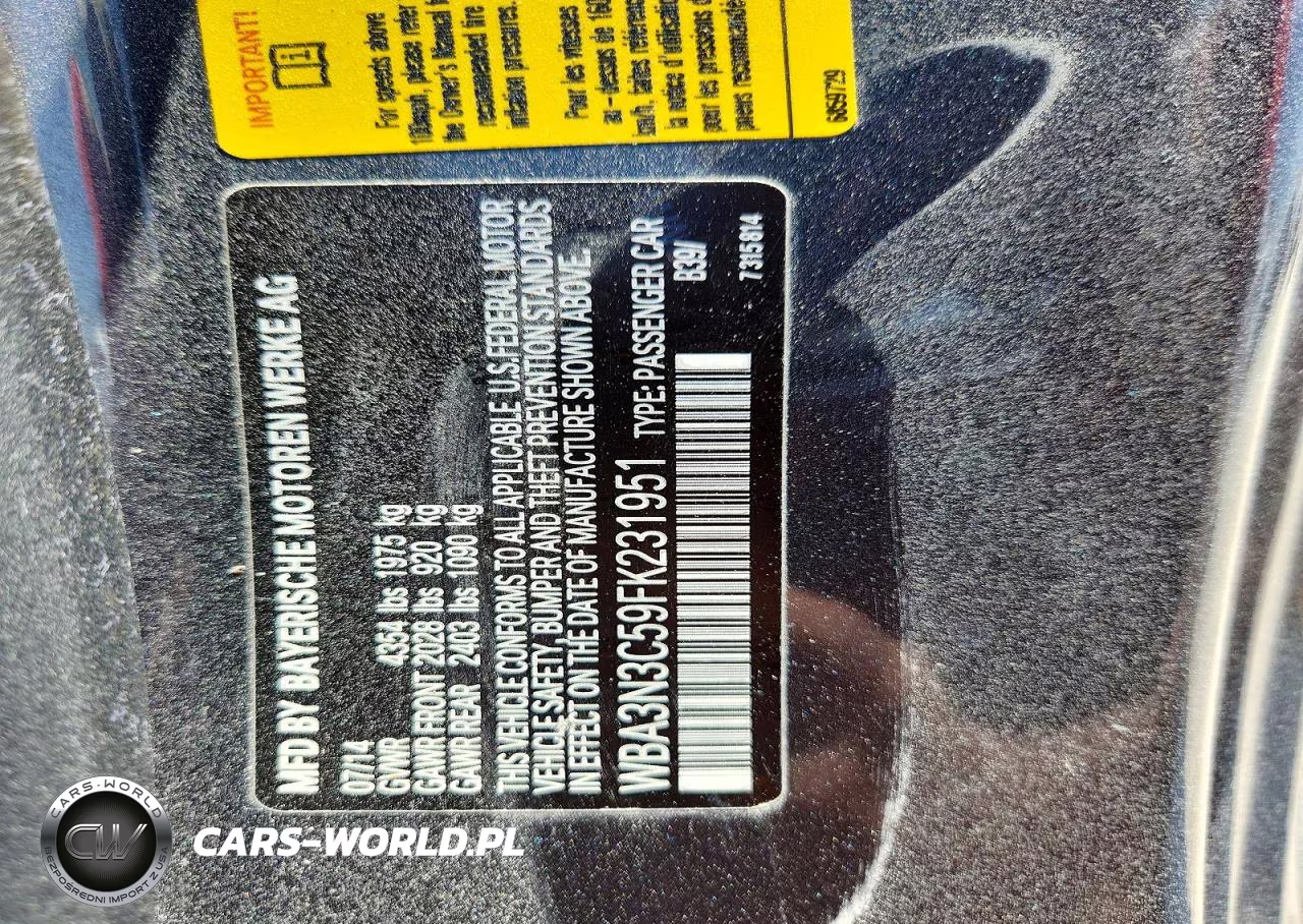 2015 BMW 428 I VIN:WBA3N3C59FK231951 - 12