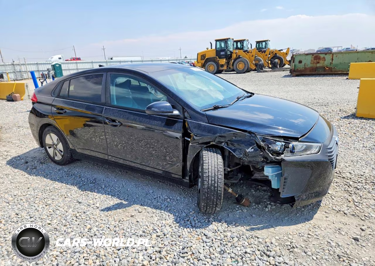 2017 Hyundai Ioniq Blue VIN:KMHC65LC3HU026865 - 4
