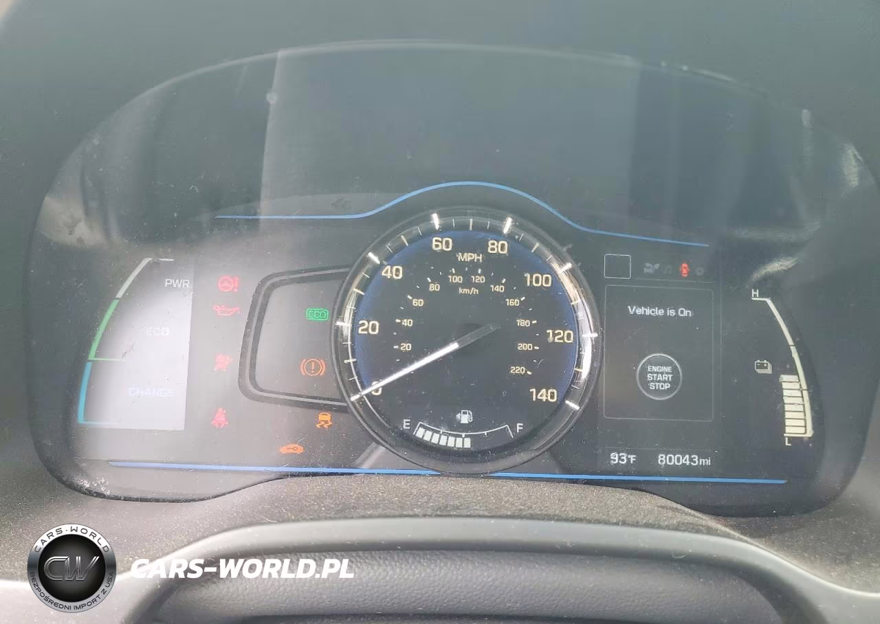 2017 Hyundai Ioniq Blue VIN:KMHC65LC3HU026865 - 9