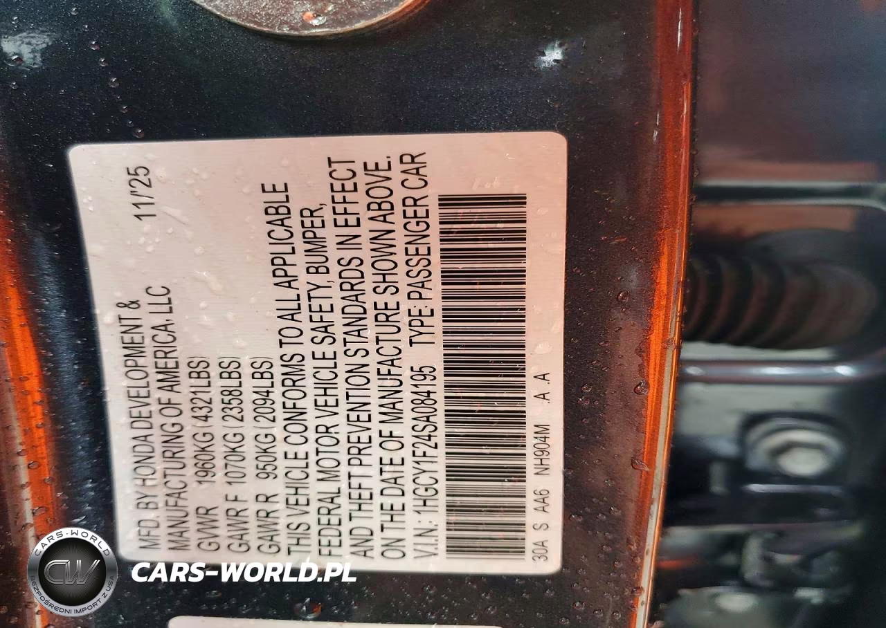 2025 Honda Accord Lx VIN:1HGCY1F24SA084195 - 12