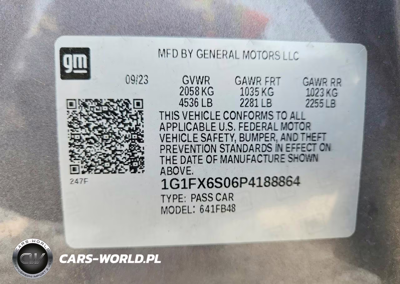 2023 Chevrolet Bolt Ev 2Lt VIN:1G1FX6S06P4188864 - 13