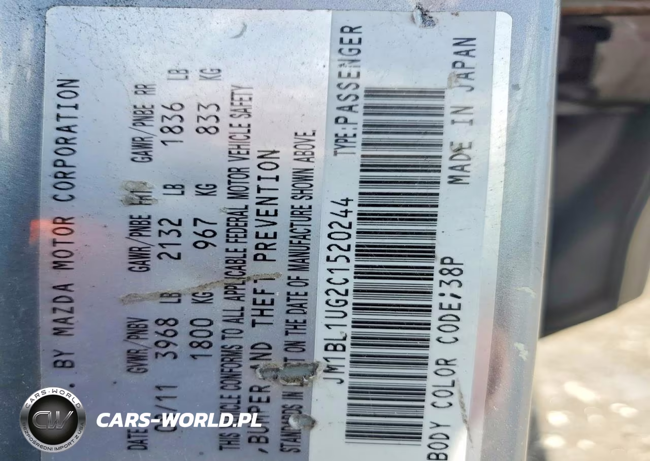 2012 Mazda 3 I VIN:JM1BL1UG2C1520244 - 12