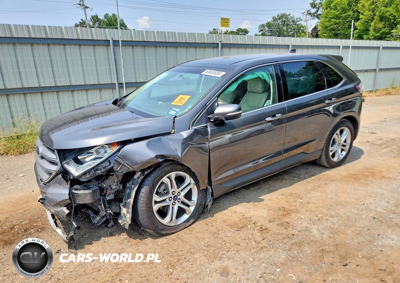 2017 Ford Edge Titanium VIN:2FMPK3K92HBB90556 - 1