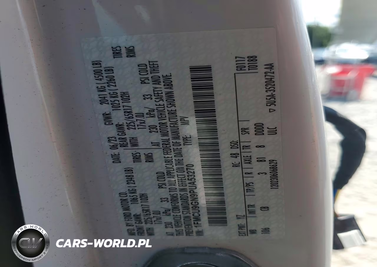2023 Ford Escape Active VIN:1FMCU9GN9PUA53270 - 13