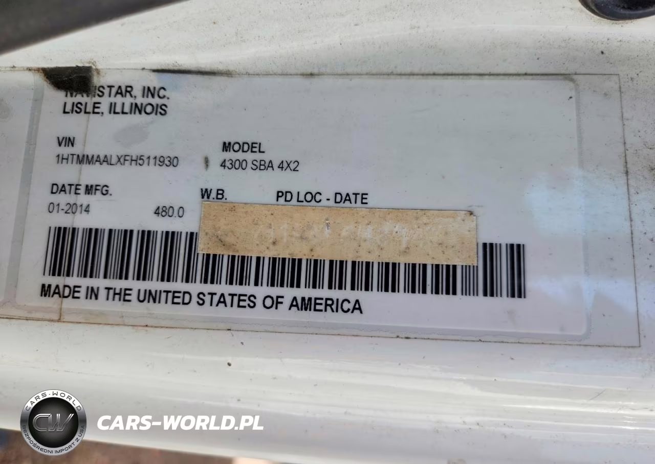 2015 International 4300 Refrigerated Box Truck VIN:1HTMMAALXFH511930 - 12