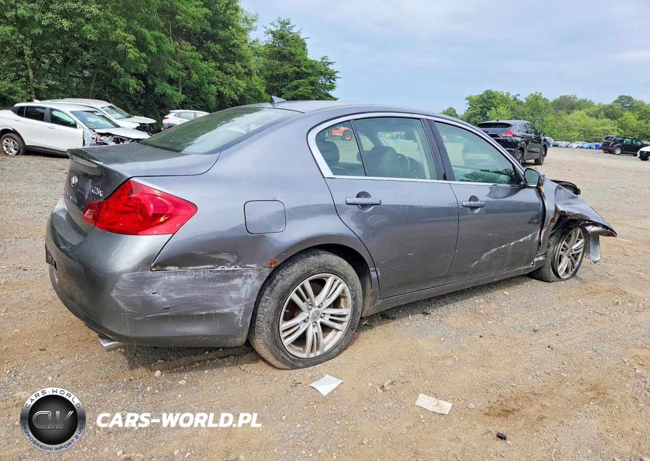 2012 Infiniti G25X VIN:JN1DV6AR5CM862102 - 3