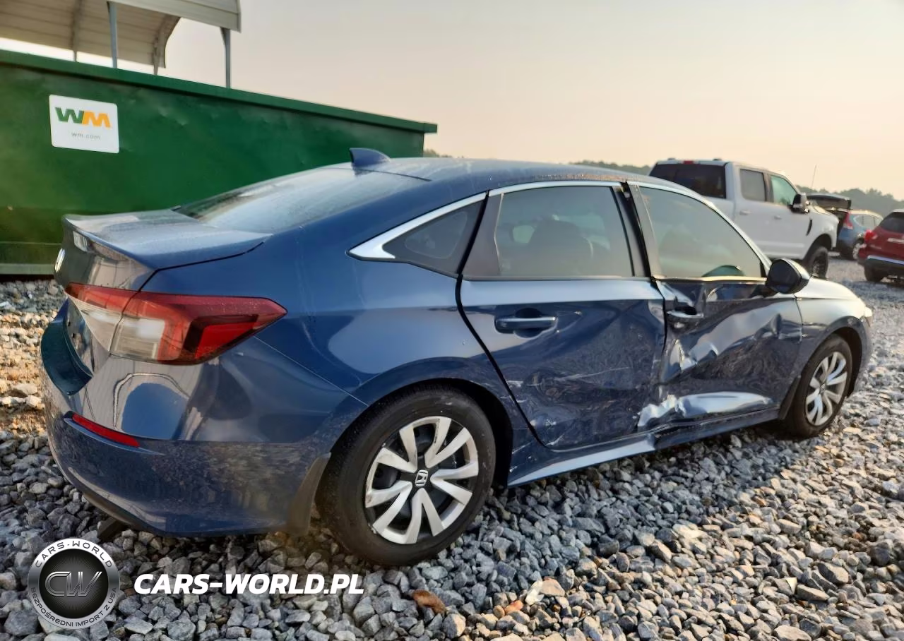 2026 Honda Civic Lx VIN:2HGFE2F21TH552723 - 3