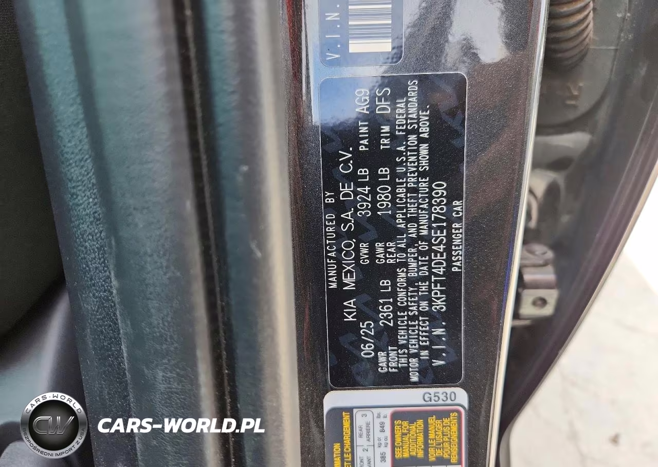 2025 Kia K4 Lx VIN:3KPFT4DE4SE178390 - 12