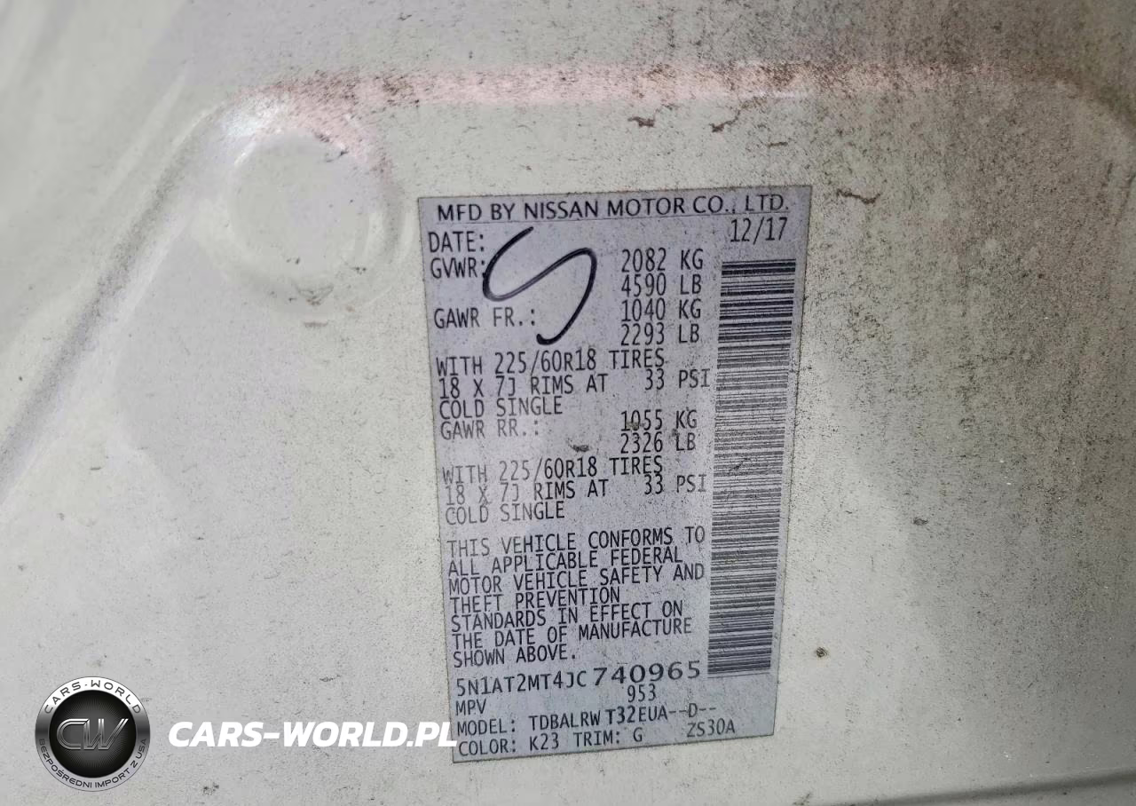 2018 Nissan Rogue Sl VIN:5N1AT2MT4JC740965 - 13