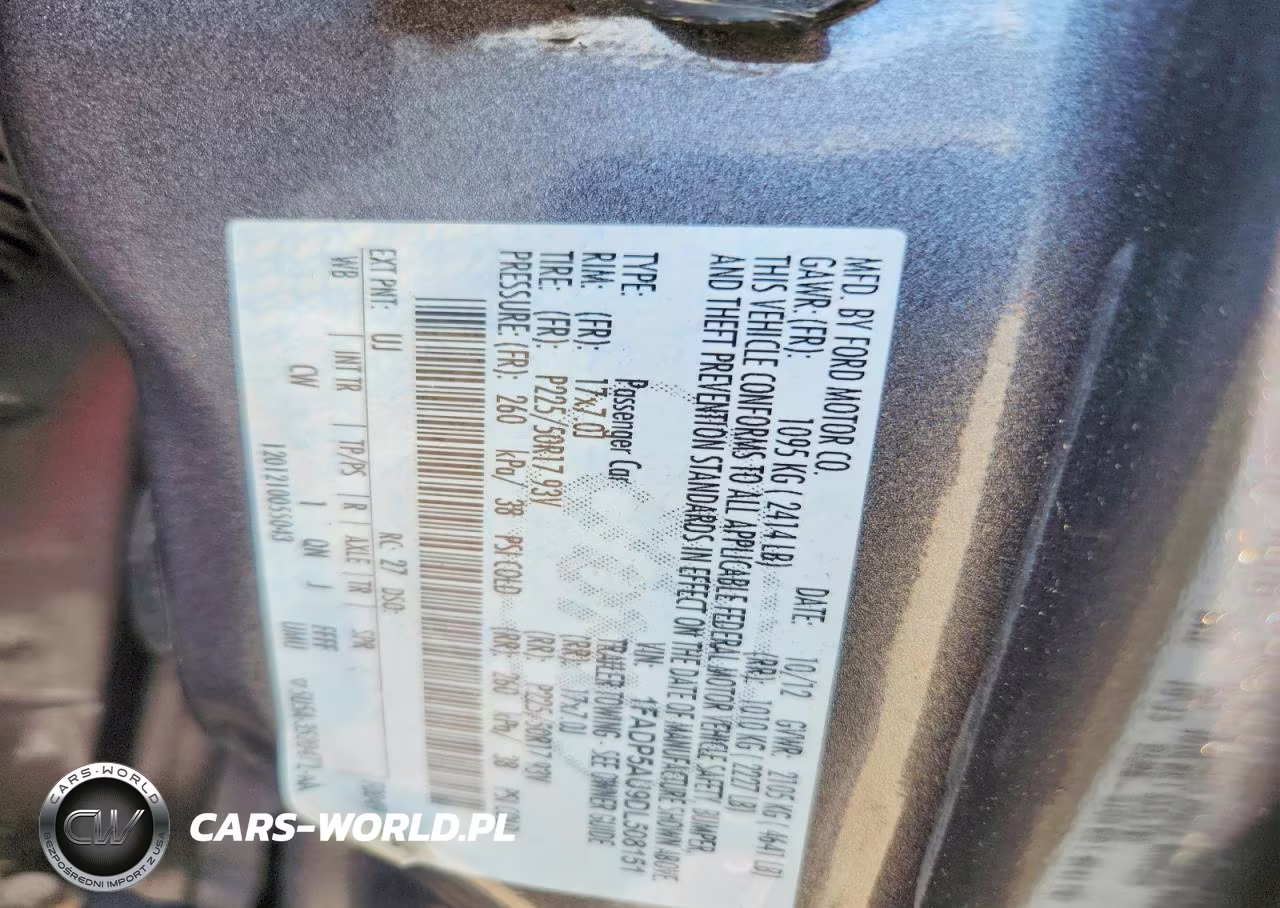 2013 Ford C-Max Se VIN:1FADP5AU9DL508151 - 12