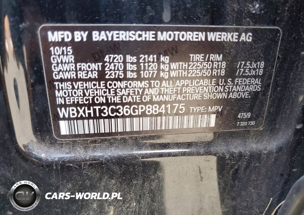 2016 BMW X1 xDrive28I VIN:WBXHT3C36GP884175 - 13