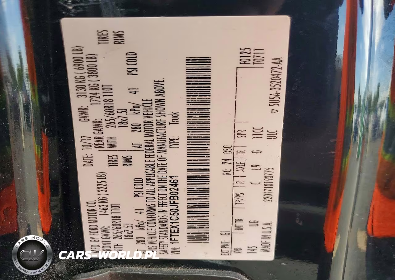 2018 Ford F150 Super Cab VIN:1FTEX1C50JFB02461 - 12