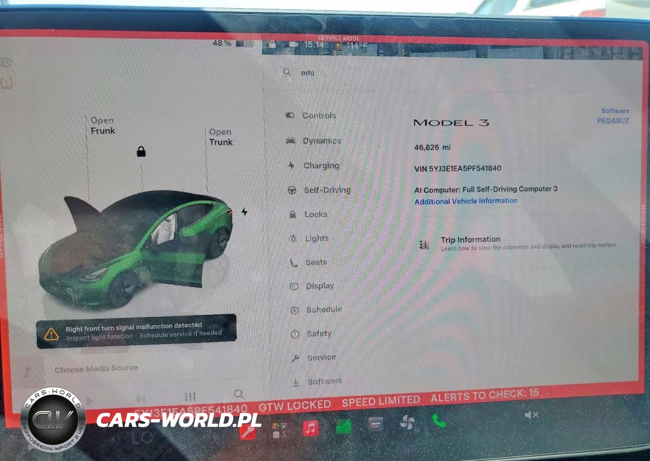 2023 Tesla Model 3 VIN:5YJ3E1EA5PF541840 - 9