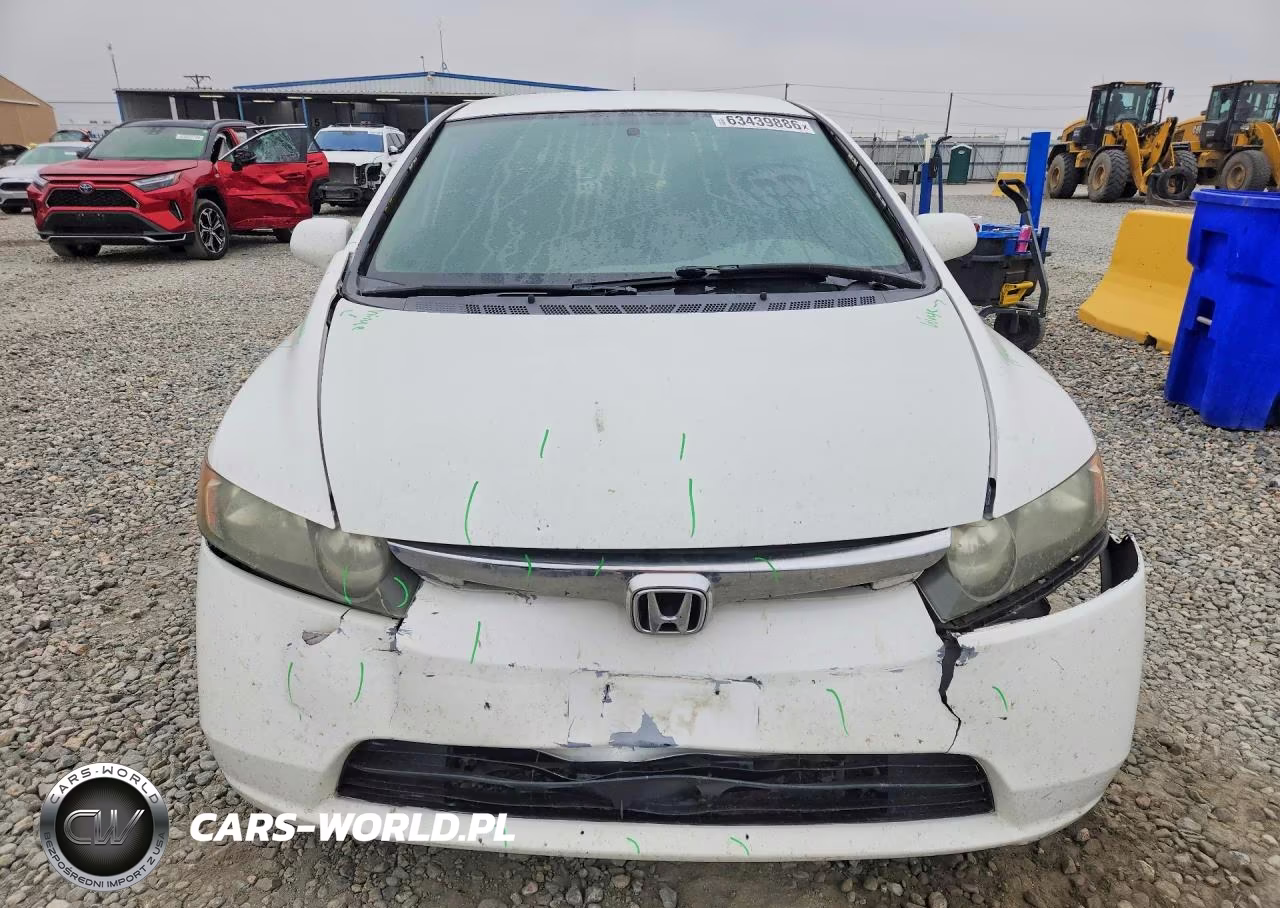 2007 Honda Civic Lx VIN:1HGFA16547L121334 - 5